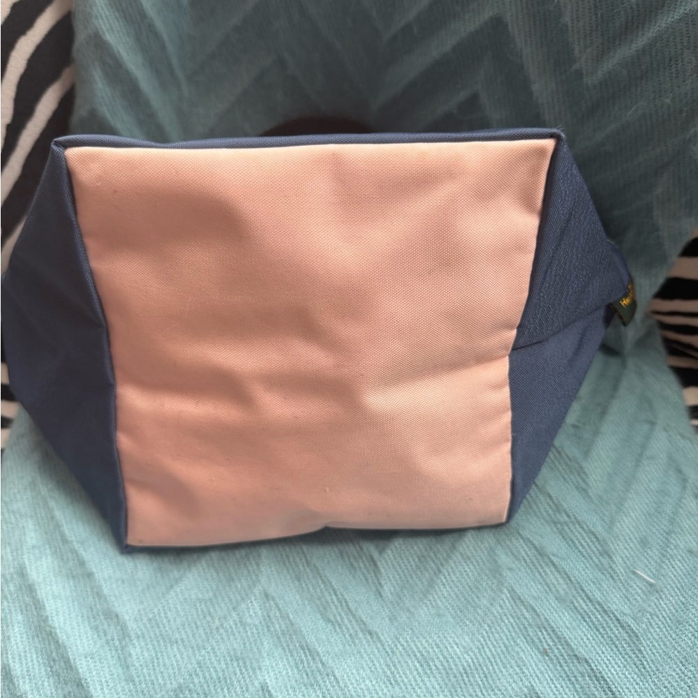 Herve Chapelier Blue and Pink Nylon Boat Mini Tote Bag for Everyday Use - Picture 5 of 8